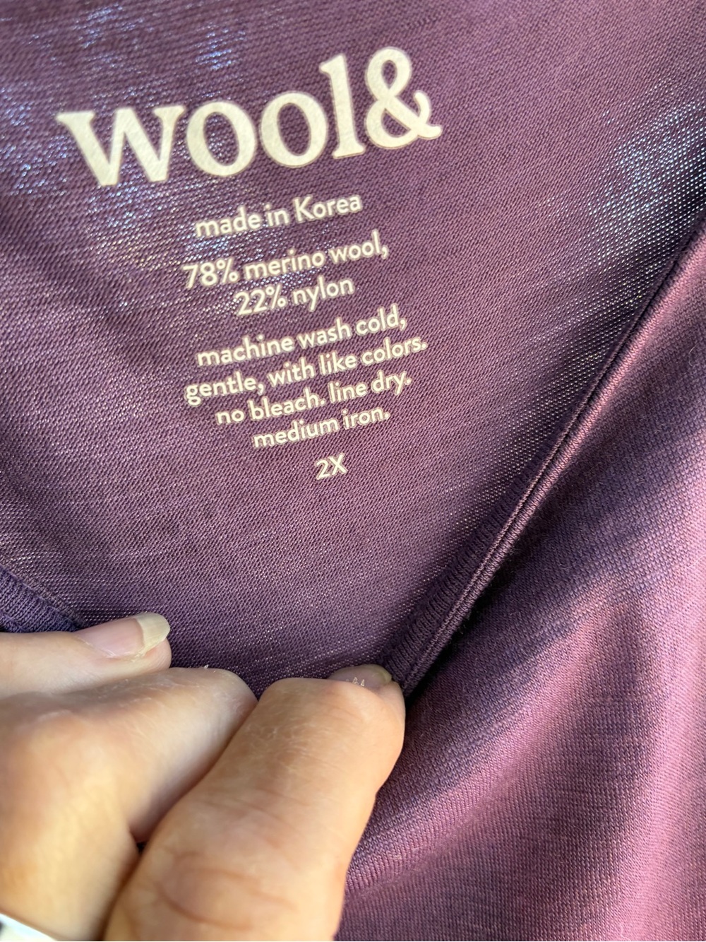 wool& Sleeveless Maxi Dress - Relaxed Swing Silhouette - Picture 3 of 3